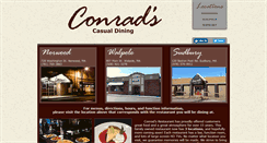 Desktop Screenshot of conradsrestaurant.com